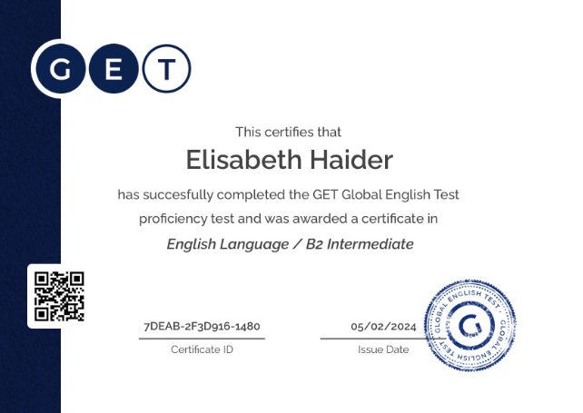 GET Business English certificate